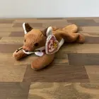Ty Beanie Baby “Sly” Fox W/ Swing Tag Baby Woodland Animal Plush M1682