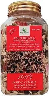 Farm Royale Ready to eat snack 7-in-1 mix-250 gm ||100% Pure and Natural||Export Quality||Hand picked materrial