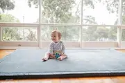 Baby Groove Aus – Premium Baby Play Mat 3cm Extra Thick Foam Mat for Kids Large Floor Rug in Graphite Grey 150x200cm Tatami Mat Ideal for Crawling, Tummy Time Childrens Playroom Decor…