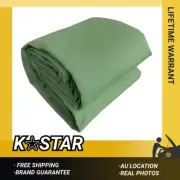 Army Canvas Tarp Tarpaulin 6Mx6M Water Sun Proof Washable Boat Car Cover Camping