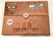 Murder Mystery Party Case Files Games Underwood Cellars- 2022- NIB-(A563A1)