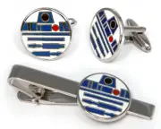 Star Wars R2D2 Wedding Cufflinks, Groomsmen Present, Geek Gift, Nerd Nerdy Gifts