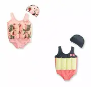 Girls Float Swim Suit Swimsuit Swimwear Size 24-36 M ships from New York