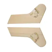 Chengduleilidongkejiyouxiangongsi 1Pair Seat Trim Cover Panel for - S-Class W220 S500 S430 S600 S55 2000-2002 A2209102918 2209103018 Beige