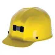 Hard Hat Polycarbonate Front Brim Mining Safety Helmet Yellow Type 1 Class G