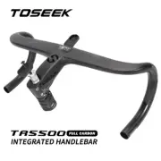 TOSEEK Bicycle Handlebar T800 Carbon Handlebar Integrated Road 28.6mm Integrated