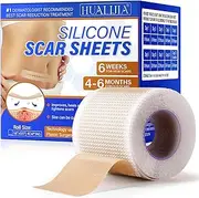 Silicone Scar Sheets, Silicone Scar Tape (1.6”x 120” Roll-3M), Medical Grade Scar Tape for Surgical Scars, Reusable Silicone Tape for Surgical, C-Section, Tummy Tuck, Keloid Scars