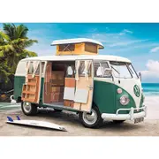 1000pc Ravensburger Volkswagen T1 Camper Van Family Jigsaw Puzzle Pieces Set