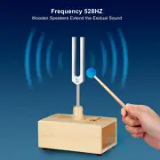 528HZ 432HZ Tuning Box Tuning For Sound Yoga, Aluminium Alloy Square Fork