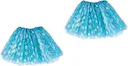 [NOLITOY] 2pcs Tutu Skirt Tutu Kids Girls Party Skirt Polyester Material Elastic Band