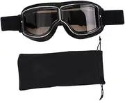 LAPYAPPE Winter Riding Goggles with Protection and Fog Coating Black Frame with Brown Lenses for Motorcycle Skiing Snowboarding and Outdoor Sports