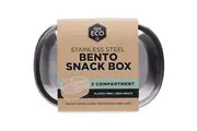 Stainless Steel Bento Snack Box, 3 Compartments