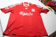 T-Shirt Vintage of The Liverpool Brand Adidas T/M Carlsberg Dorsal No 11 Riera
