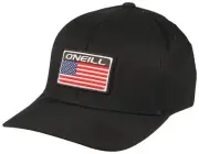 O'Neill All Good Flexfit Hat - Black / Flag - New