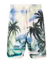 Paradise mesh track shorts S Multicolor