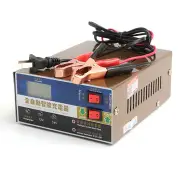 12V/24V 100AH Car Motorcycle Battery Charger Intelligent Pulse Repair Smart