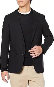 TAKA-Q(タカキュー) Takakyu Men's Stretch Cross-Stretch, Washable, Easy Care, Fleece-Lined, 2-Button Jacket