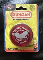 DUNCAN BUTTERFLY Yo-Yo Yo Yo Original Worlds #1 Red 3058NP New 75th Anniversary