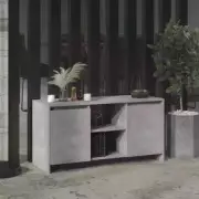 NNEVL TV Cabinet Concrete Grey 102x37.5x52.5 cm Chipboard