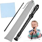 Kisangel 1Set Recorder for Teens Treble Flute with Cleaning Rod Cloth Bag Music Instrument for Beginners Students Includes English Music