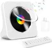 Portable CD Player with Bluetooth LED Screen USB FM Radio AUX Compact Player