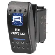 Narva 63145BL 12 Volt Illuminated Off/On Sealed Rocker Switch with "LED Light...