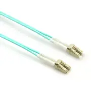 10 PACK LOT 2m LC-LC Duplex 50/125 OM4 Multimo Fiber Patch Cable Plenum Aqua 6FT