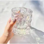 星巴克鑽石切紋款玻璃杯(300ML)冷水杯