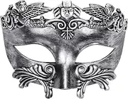 Lilwemen Ancient Greek Spartan Warrior Roman Masquerade Mask Men Venetian Mask Wedding Ball Mask Mardi Gras Mask Wedding Ball Mask Burlesque Ball Party