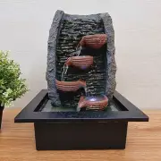 30cm Water Fountain, Water Feature with LED Light, Contemporary design - Ripple