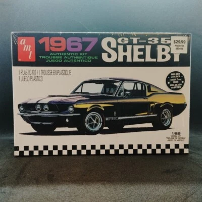 AMT 1967 Shelby GT-350 Ford Mustang 1/25 Scale Plastic Model Kit Sealed