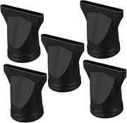 5pcs Hair Dryer Accessories Hair Dryer Diffuser Portable Hair Diffuser Straight Hair Dryer Nozzle Diffuser Hair Attachment Concentrator Attachment Blow Diffuser Abs Black