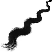 GANAZONO Wig Hair Bundle Afro Wigs for Women Human Hair Ponytail Extension Braid Extensions Drawstring Bun Women's Ponytails
