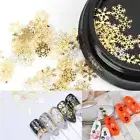 Gold 3D Decoration Xmas Manicure Stickers Christmas Decal Nail Art Flakes