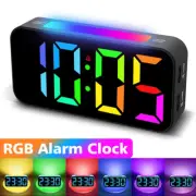 Digital Alarm Clock for Heavy Sleeper Bedroom LED Display Night Light w/ Shaker