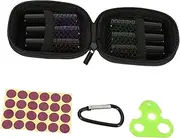 LOLIPPYY 1Set Essential Oil Storage with Bottles and Zipper Bag for Perfume Aromatherapy and Travel Organization