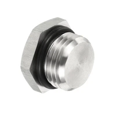 M16x1.5 Male Plug Thread Hex Head Socket Solid Pipe Fitting with Sealing Ring