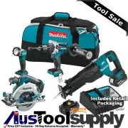 Makita Brushless 4 Tool Combo Kit Cordless 18V 5Ah Lithium Ion