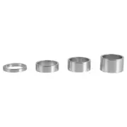 (Silver)Bike Headset Spacer Bicycle Headset Stem Bike Front Stem Fork Bike HR