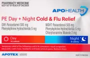 ==> APOHEALTH PE COLD & FLU RELIEF DAY & NIGHT 24 TABLETS Same As Codral PE