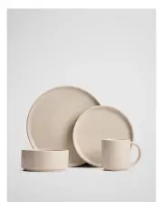 [Country Road] Stakk Dining Set 16-piece in Natural