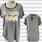 Revolutions 33 Torrid 0 Gray Michelangelo Stay in Touch Graphic Short Sleeve Tee