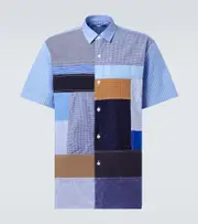 [Junya Watanabe] Junya Watanabe Patchwork cotton shirt UK 16 multicoloured