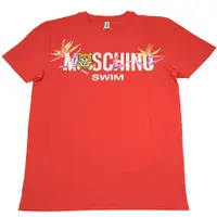 在飛比找PChome24h購物優惠-MOSCHINO 夏日泰迪熊造型棉質短T恤.紅