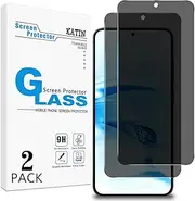 [KATIN] 2 Pack Privacy Screen Protector for Samsung Galaxy S24 FE Anti Spy Tempered Glass [Fingerprint ID Compatible] Anti Scratch, Bubble Free