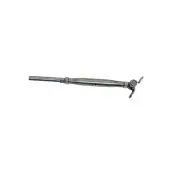 Marine 3/8" Deck Toggle & Swage Stud Turnbuckle 1/4" Cable Stainless Steel
