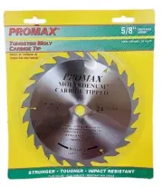 Promax 7 1/4" Tungsten Molybdenum Carbide tipped 24T Circular Saw Blade NEW