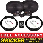 KICKER KSS6904 6X9" OEM SPEAKER REPLACEMENT FULL KIT FOR FORD F-150 2015-2024