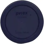 Pyrex Round 1 Cup, 236mL Storage Lid Cover Blue 4 Pack # 7202-PC