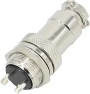 Xiaojiang Store 2 PIN 20mm GX20-2 Screw Aviation Connector p/Lug The Aviation p/Lug Cable Connector Regular p/Lug and Socket(10 Sets)